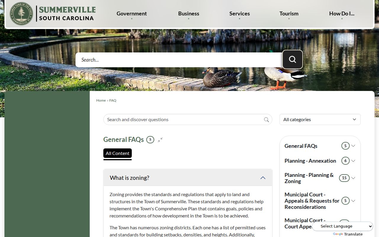 Summerville warrant procedures from the Police and Municipal FAQ